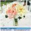 Real Touch White Rose Wedding Bouquet