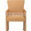 Comfortable wooden leisure chair with wheels (DO-6047)