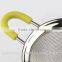 High Quality Stainless Steel Mesh Flour Sifter with Long silicone handle and Ear