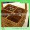 beautiful and fashionable wine Wicker Wine Picnic Basket with handle
