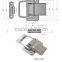 SK3-040 stainless steel (sus304) panel toggle latch