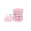 Plastic Pink Trash Can Outdoor Trash Can with Swaying Lid