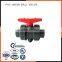 PVC female thread two union ball valve