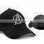 100% cotton golf cap with metal logo