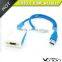 High quality blue for mac os USB 3.0 male to HDMI female adapter