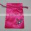 fashion design colored wedding satin gift bag