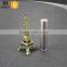 gray color empty perfume refillable atomizer with whole aluminium cap