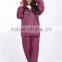 high visible reflective long raincoat biker raincoat
