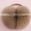 Warm Style Khaki Colors= Fox Fur Earflap Real Fur Ear Muff