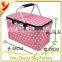 600D Polyester Fabric Insulated Food Delivery Cooler Bag with Metal Handles