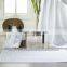 100% Cotton Custom Hotel Bathroom Used Jacquard Style White Bath Mat