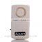 Door window wireless vibration sensor alarm with remote (white)