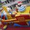 2015 hot commercial giant inflatable boat slide