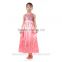 Stylish party shining star lace sleeve fairy toddler maxi stain dress latest design baby frock