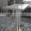 Modern commercial bar furniture Artificial stone high top Solid Surface acrylic bar table