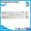 2.4g USB wireless keyboard mouse combo with white color for computer/laptop