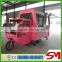 Stainless steel fashionable appearance food cart mobile