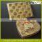 Golden Trays With Compartments