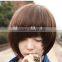 Fshion Short Hair Wig Synthetic Wigs Straight Wigs with Bangs