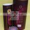 fashional wine bottle paper tube with tin lid