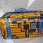 High Quality PU Mix Africa Wax Fabric Lady Bags Wholesale