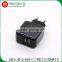 EU plug Merryking wholesale 5V2.1A dual USB charger CE/GS/CB approved power adapter
