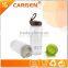 Outdoor 550ml carabiner plastic sport drinking bottle