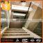 Super building project design natural marble curve stair lift