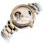 FS FLOWER - Heart Skeleton Automatic Mechanical Watches Ladies Stainless Steel Watch Case and Band