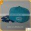 Promotional 6 panel polyester cotton printed custom floral snapback baseball cap