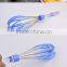 Silicone Stainless Steel Egg Whisk Beater With PS Handle 2015 Hot Sale Novelty Kitchen Gadgets