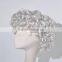 Short Afro curl gray explosion fans wig for christmas N223