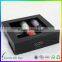 Open door Cardboard Wine Bottle Gift Box Paper Wine Packaging with Satin Insert