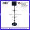 floor hanging free standing product display stand HSX-S109 / hanging rack stand shelf