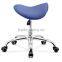 Hot Selling YIDA Blue Fabric Ergonomic Barber Chair, Salon Barber saddle Stools