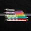 Plastic ball pen with creative window barrel with big clip