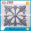 Elegant and beautiful cast iron metal fence ornaments for gate fence decorative