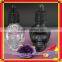 Custom glass bottle for black essential oil bottle with skull shape glass dropper bottle for e-juice