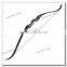 Black Archery Hunting Recurve Bow with wooden Riser for wholesale