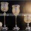 Silver Crystal Candelabra For Wedding, Candle Holder For Wedding Centerpiece