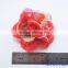 rose flowers artificial flowers touch rose handmade ribbon flowers for gift boxes packing garment accessory with stickers