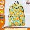 Customize Printing Pattern Backpack for Teenagers Girls School Backpack