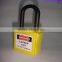Top Qualityt 38MM ABS Body & Steel Shackle Multi Color Safety Padlock