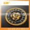 Audit Wal-Mart military metal challenge coin, plating gold zinc alloy coin,romania souvenir coin