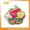 Custom embossed engraved 3d fridge magnet