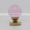 antique old fashion pink zinc alloy glass handle door knobs