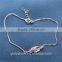 Tear Drop Thin Chain 925 Sterling Silver Women Fashion Bracelet 2016