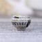 X243 Silver European Style Diy Charm,Custom Made Silver Bowl Charms 925