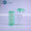 China Supplier Heat Resistant Glass Travel Bottle Water Bottle With Silicone Sleeve Straw Handblown Glassware OEM 400ml