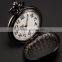 Vintage Men White Dial Analog Pendant Quartz Pocket Watch